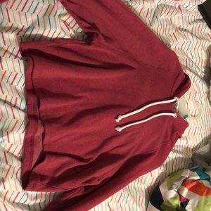 Pinkish purple crop top sweater from H&M